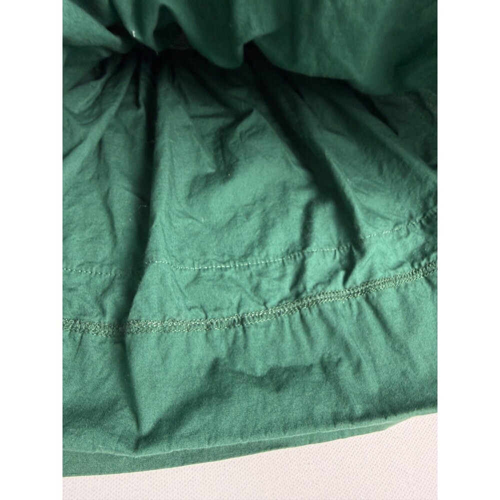 Lil Cactus Smocked Christmas Dress 3-6 Months - Green Corduroy Holiday Trees - Picture 15 of 16